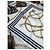 Sciarpa Astratta Vintage Fendi Bianca Nera Marrone Multicolore - vista 4