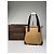 Vintage Gucci Canvas/Leder Handtasche in Kamelbraun - Ansicht 2