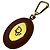 Vintage Dior Keychain Brown Gold