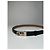 Céline Vintage Celine Paris Triomphe Schlangenprägung Leder Gürtel Schwarz - Ansicht 3