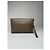 Vintage Givenchy Logo Leder Clutch Grau - Ansicht 2