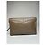 Vintage Givenchy Logo Leder Clutch Grau - Ansicht 4