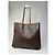 Big Bag Céline Borsa tote in pelle monogramma Triomphe vintage Celine Paris marrone - vista 2