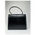 Vintage Givenchy Leder-Logo-Handtasche Schwarz - Ansicht 2