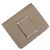 Cartera Hermès Lauris en cuero de cabra Mysore Etoupe Gris pardo - vista 2