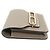 Cartera Hermès Lauris en cuero de cabra Mysore Etoupe Gris pardo - vista 5