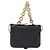 Borsa a Spalla Mount in Pelle Bottega Veneta Piccola Nero