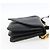 Borsa a Spalla Mount in Pelle Bottega Veneta Piccola Nero - vista 4