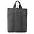 Hermès Her Line Graue Canvas Airline Cabas Tasche Braun