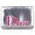 Borsa cosmetica metallica argento Dior anni 2000