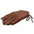 Balmain by Decarnin 2010s Suede Leather Biker Gloves Brown