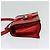 Borsa a Spalla Loewe Barcelona in Pelle Piccola Rosso - vista 3