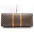 Borsa da viaggio Keepall 60 in tela Monogram con pelle Vachetta di Louis Vuitton Monogramma - vista 4