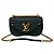 Borsa a catena PM New Wave in pelle Louis Vuitton Nero