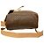 Céline Zaino in pelle Celine Macadam Blason Marrone - vista 5