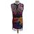 Abito Emilio Pucci con Piume di Struzzo Multicolore