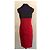 Rot schwarzes Kleid Polyester Baumwolle Lycra Gr. 36 Adolfo Dominguez - Ansicht 9