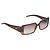 Gafas de sol Chanel marrón plateado acolchadas con logo CC de strass 5045-B Castaño Plata