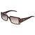 Gafas de sol Chanel marrón plateado acolchadas con logo CC de strass 5045-B Castaño Plata - vista 2