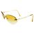 Occhiali da sole arancioni con logo CC dorato Chanel 4013 D'oro Arancione - vista 2
