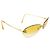 Occhiali da sole arancioni con logo CC dorato Chanel 4013 D'oro Arancione - vista 3