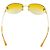 Occhiali da sole arancioni con logo CC dorato Chanel 4013 D'oro Arancione - vista 4