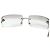 Chanel Rahmenlose silberne transparente Sonnenbrille 4047 - Ansicht 2
