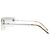 Chanel Rahmenlose silberne transparente Sonnenbrille 4047 - Ansicht 4