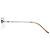 Chanel Rahmenlose silberne transparente Sonnenbrille 4047 - Ansicht 5