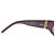 Occhiali da sole marroni con logo dorato vintage Gucci Marrone D'oro - vista 4