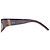 Occhiali da sole marroni con logo dorato vintage Gucci Marrone D'oro - vista 5