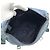 Borsa a tracolla incrociata in nylon blu navy con logo Prada - vista 6