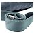 Borsa a tracolla incrociata in nylon blu navy con logo Prada - vista 9