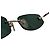 Gafas de sol sin montura con logo CC en azul oscuro Chanel 4002 - vista 3