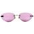 Occhiali da sole viola con logo CC argentato Chanel 4003 Argento Porpora - vista 6