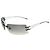 Gafas de sol sin montura Chanel CC Logo Gris Plata 4051 - vista 3