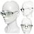 Gafas de sol sin montura Chanel CC Logo Gris Plata 4051 - vista 5