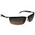 Chanel Silber Logo Orange Blau Tönte Randlose Sonnenbrille 4011