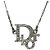 Collana a catena con cristallo di strass e logo argento Christian Dior - vista 3