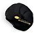 Timeless Chanel Spilla floreale in seta nera vintage Camelia Nero - vista 3