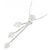 Autre Marque Collana in oro bianco K14 e diamanti Argento - vista 3
