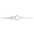 Autre Marque Collana in oro bianco K14 e diamanti Argento - vista 5