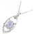 Autre Marque Collana in diamante tanzanite Pt900 Pt850 Porpora - vista 4
