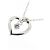Autre Marque Collana in zirconia cubica in oro bianco K10 4℃ Argento - vista 3