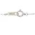 Autre Marque Platin-Diamant-Halskette Silber - Ansicht 5