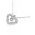 Autre Marque Collana in diamante in oro bianco Au750 Argento - vista 3