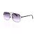 Gucci Gafas de sol de metal negro con lentes degradadas