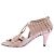 Maison Martin Margiela Beige Satin High Heels - Ansicht 3