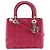 Borsa Lady Cannage di Christian Dior Rosa