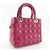 Borsa Lady Cannage di Christian Dior Rosa - vista 3